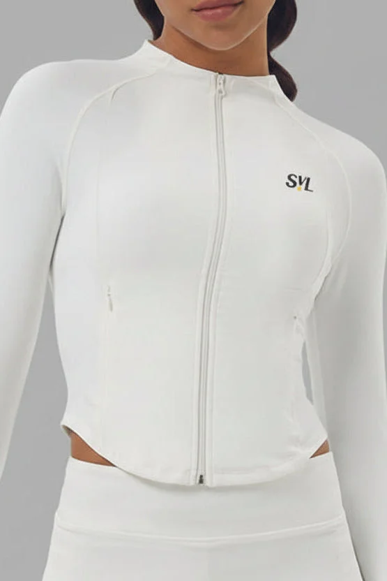 SVL Women's Sports Jacket - White - SVL
